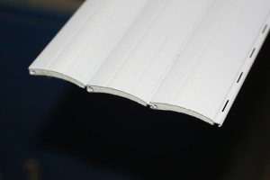 Profile white lacquered aluminum shutters