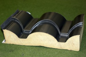 Sample type roof tile