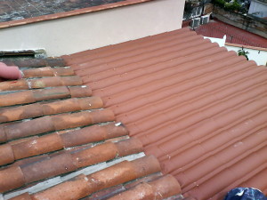 Type steel roof tile in Barcelona