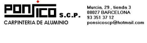 Carpintería de Aluminio Ponsico