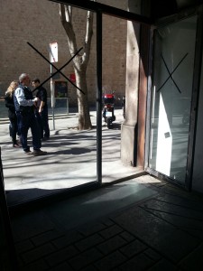 Puerta de hierro soldada en Barcelona