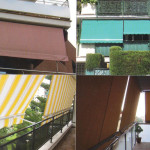 Examples of vertical awnings