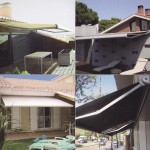 Examples of invisible arms awnings