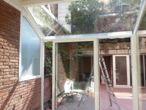 Closing of patio in Barcelona