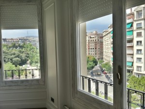 Automatic aluminum blinds in the neighborhood of Sant Gervasi Barcelona