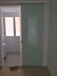 Inside sliding door