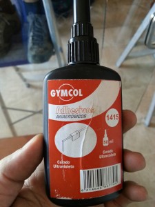 Adhesivo anaeróbico para vidrio