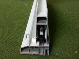 Sliding Series A-70 70mm frame with white lacquer