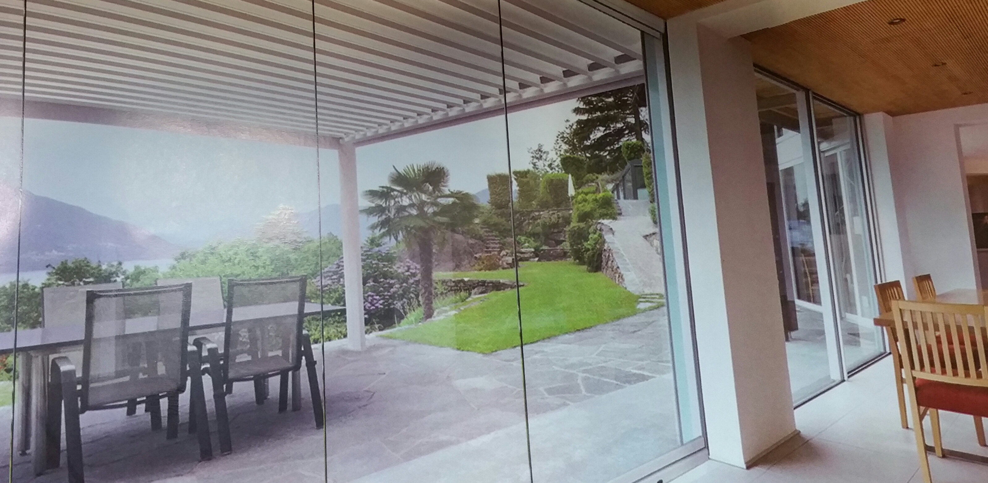 Ventana de pvc serie 80, doble corrediza 1 x 1 m nogal oscuro